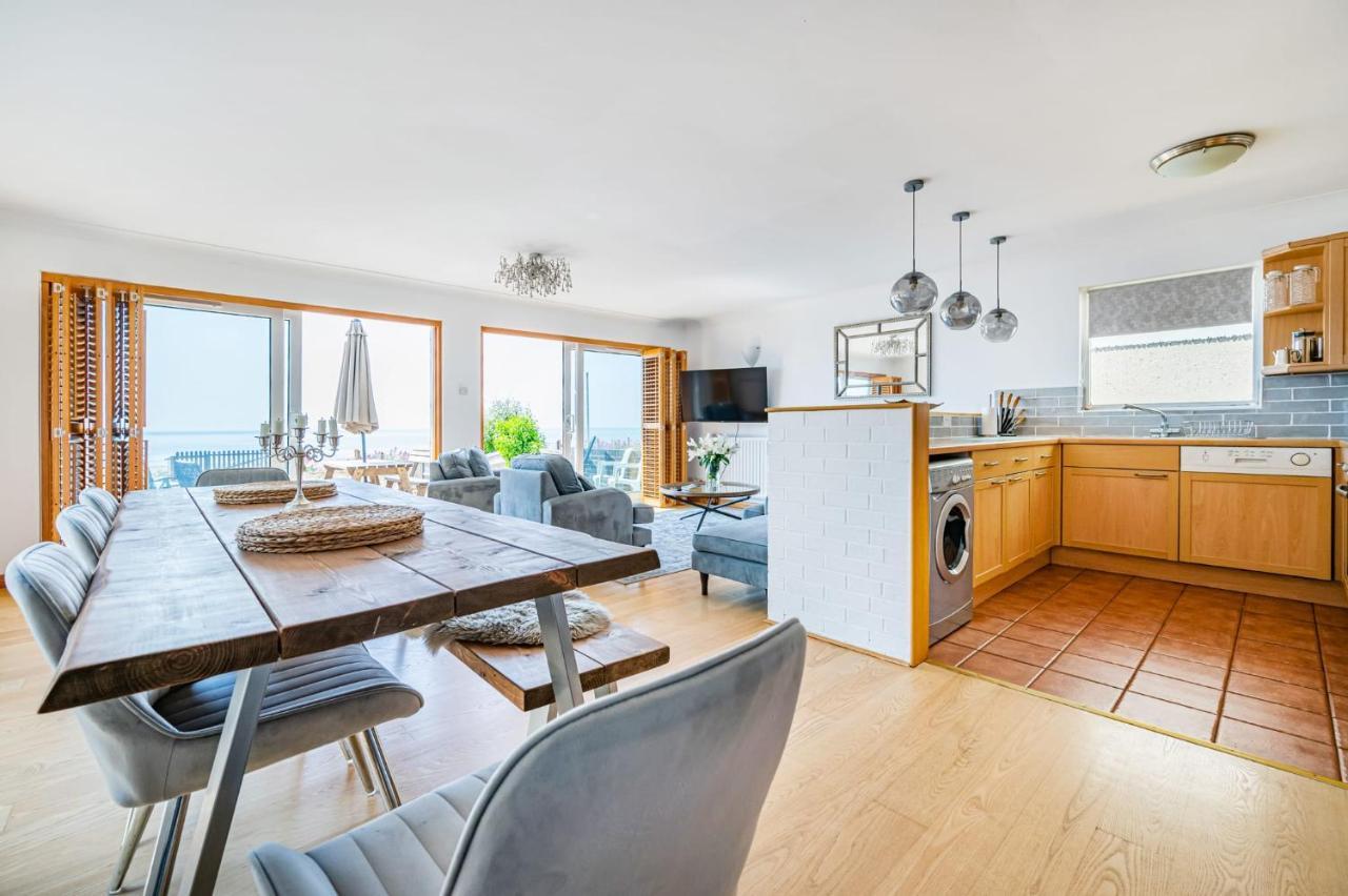Pebble Paradise Beachfront Family Getaway Pevensey Buitenkant foto