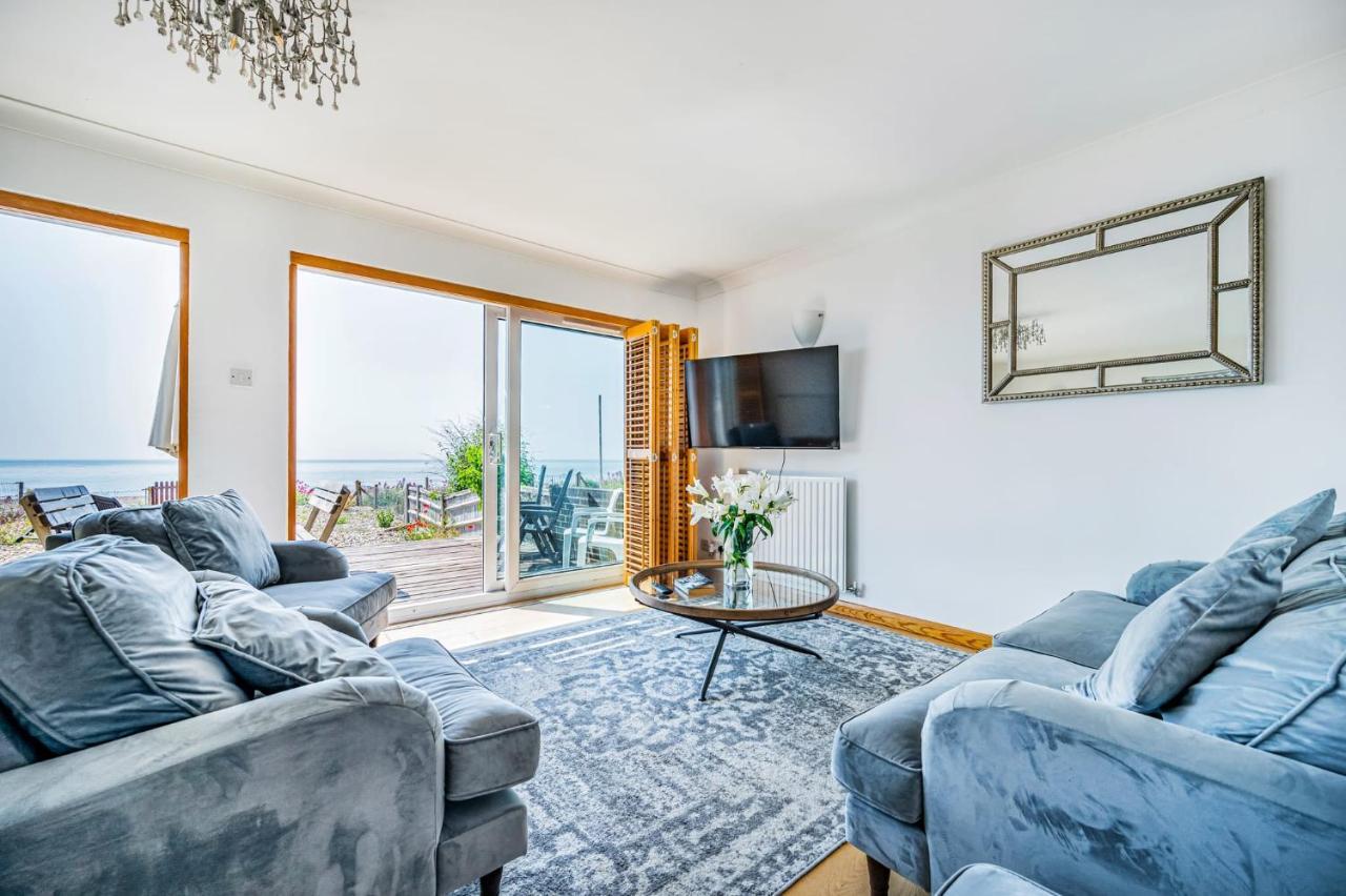 Pebble Paradise Beachfront Family Getaway Pevensey Buitenkant foto