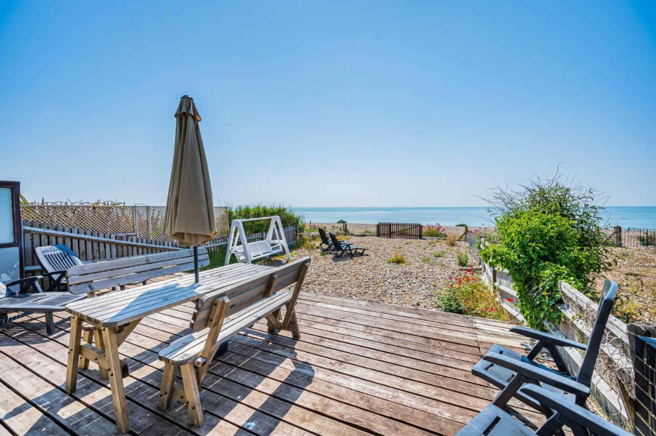 Pebble Paradise Beachfront Family Getaway Pevensey Buitenkant foto