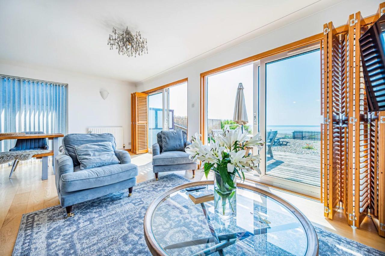 Pebble Paradise Beachfront Family Getaway Pevensey Buitenkant foto