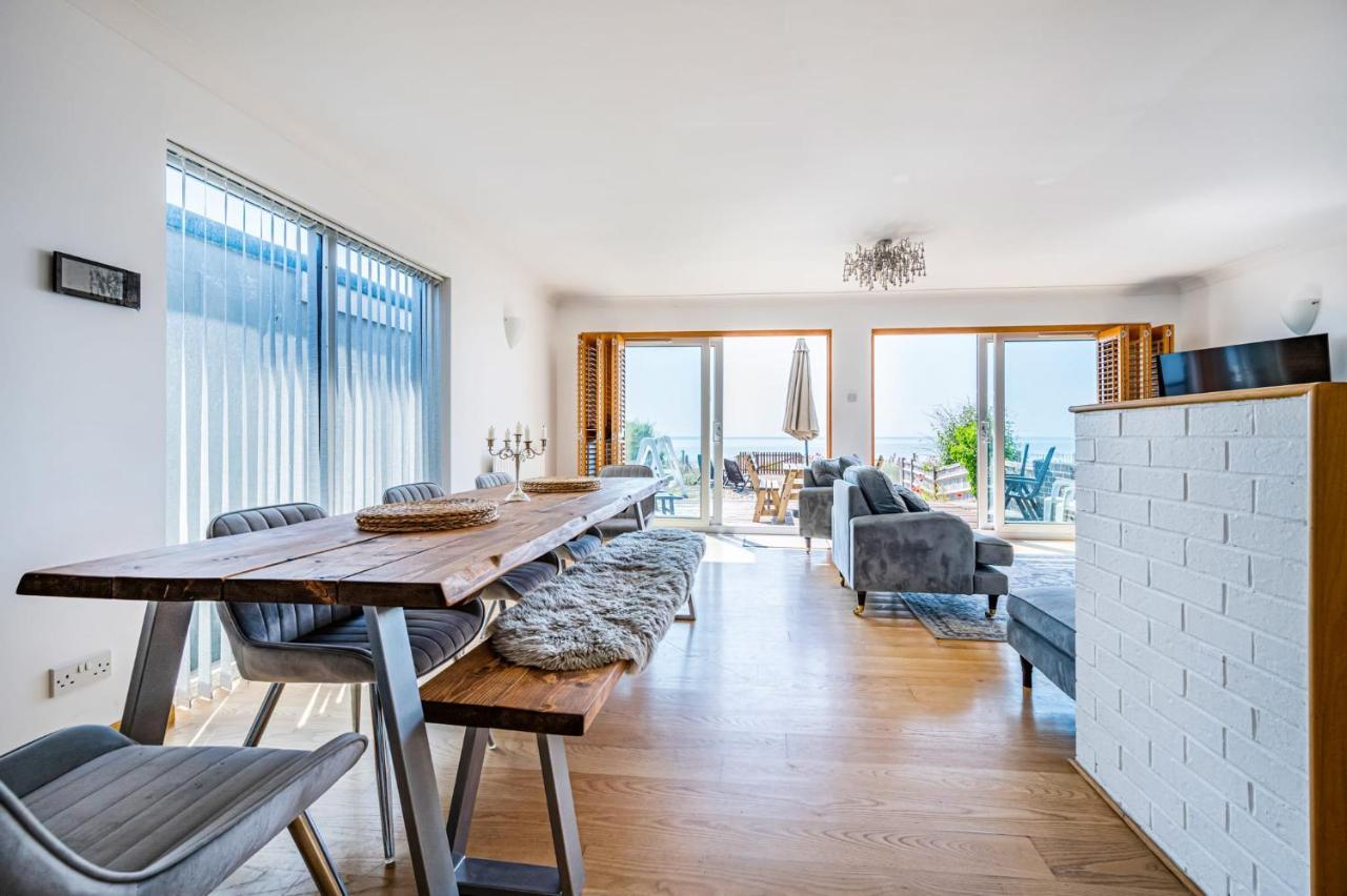 Pebble Paradise Beachfront Family Getaway Pevensey Buitenkant foto