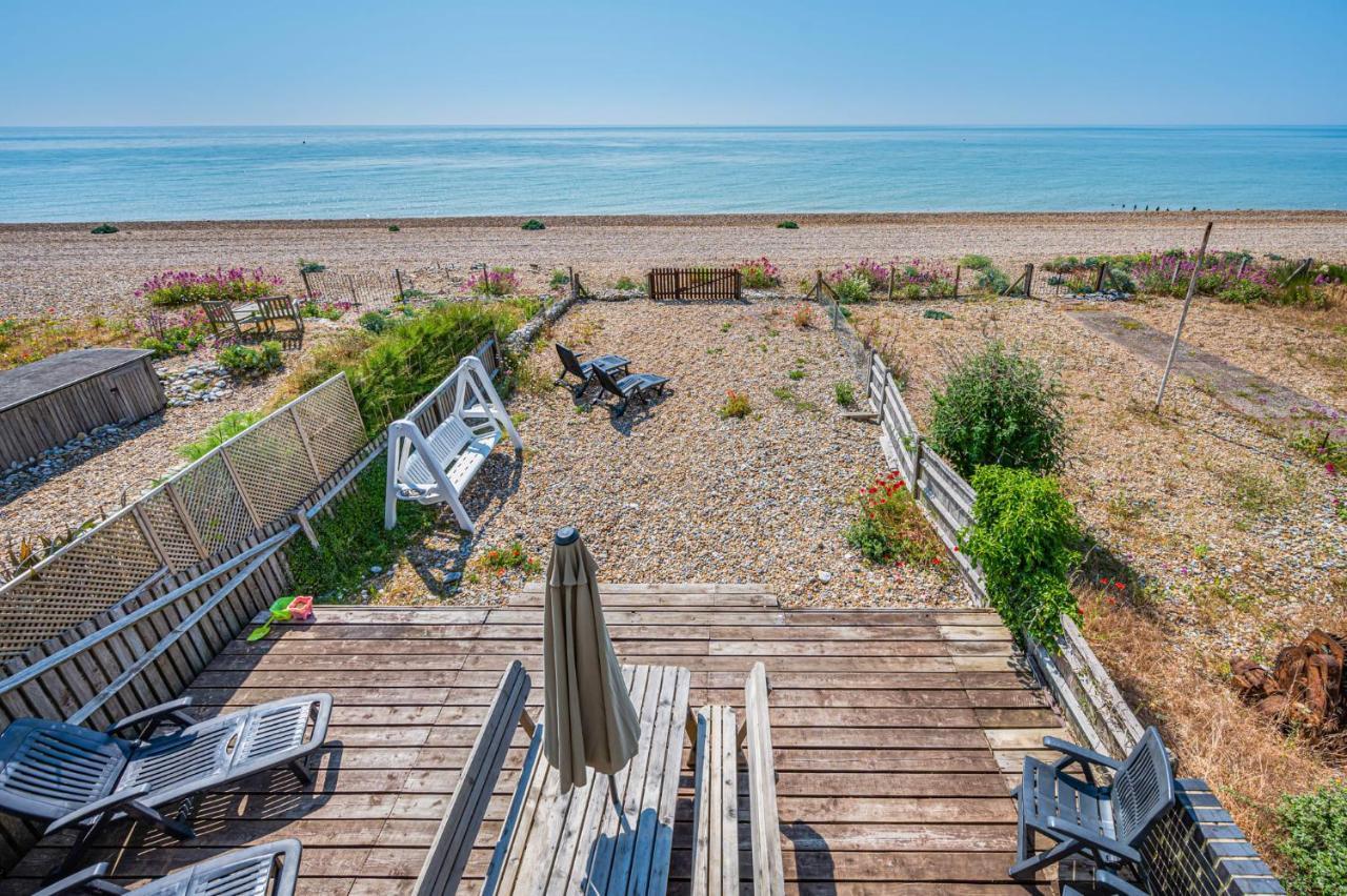 Pebble Paradise Beachfront Family Getaway Pevensey Buitenkant foto